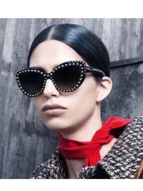 Prada Studded Sunglasses